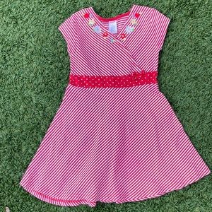 Gymboree red and white dress